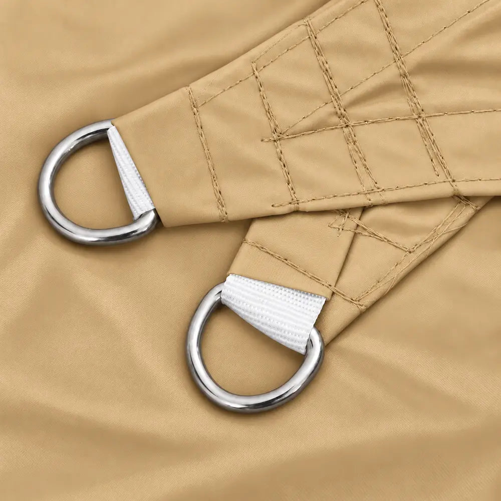Waterproof Triangular Shade Sail | Stainless D-Rings | Jib