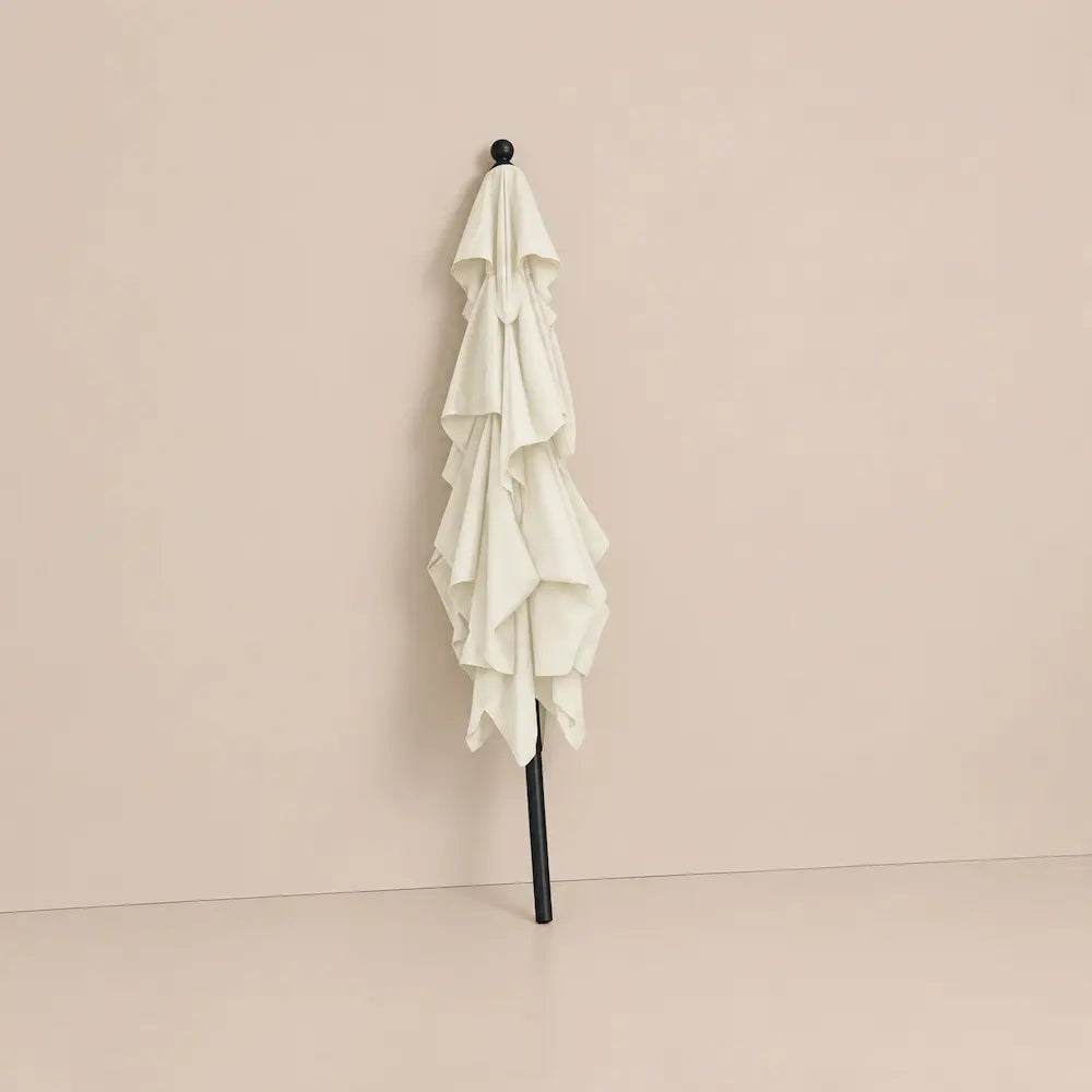 3-Tier Market Umbrella 2.5m Sand - Aluminium, Crank & Tilt | Tonnelle