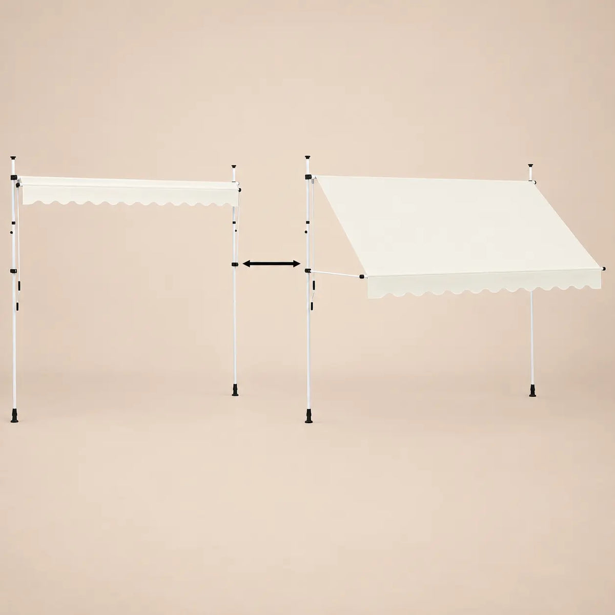 Manual Retractable Awning Cream | Persienne