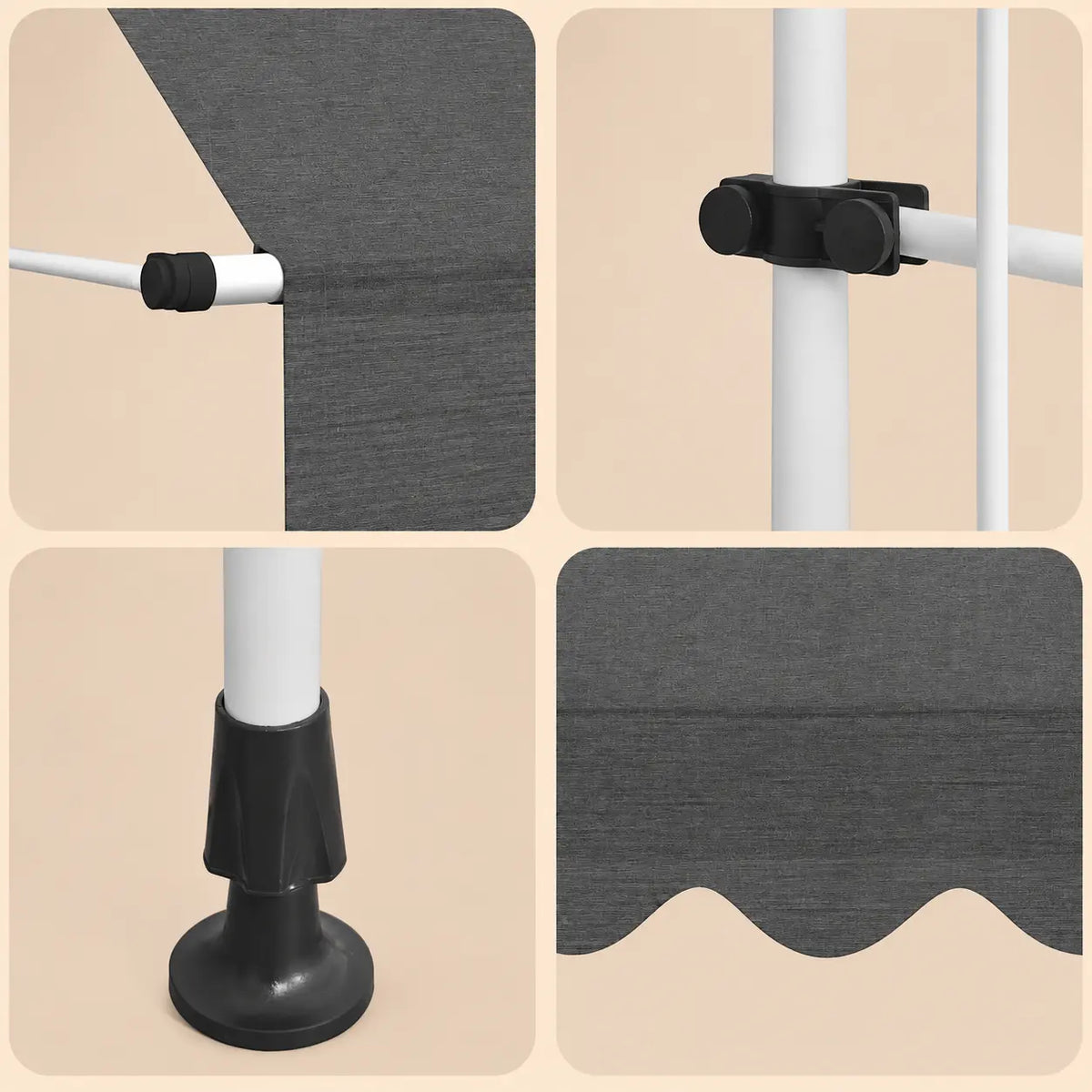 Manual Retractable Awning Anthracite | Volet