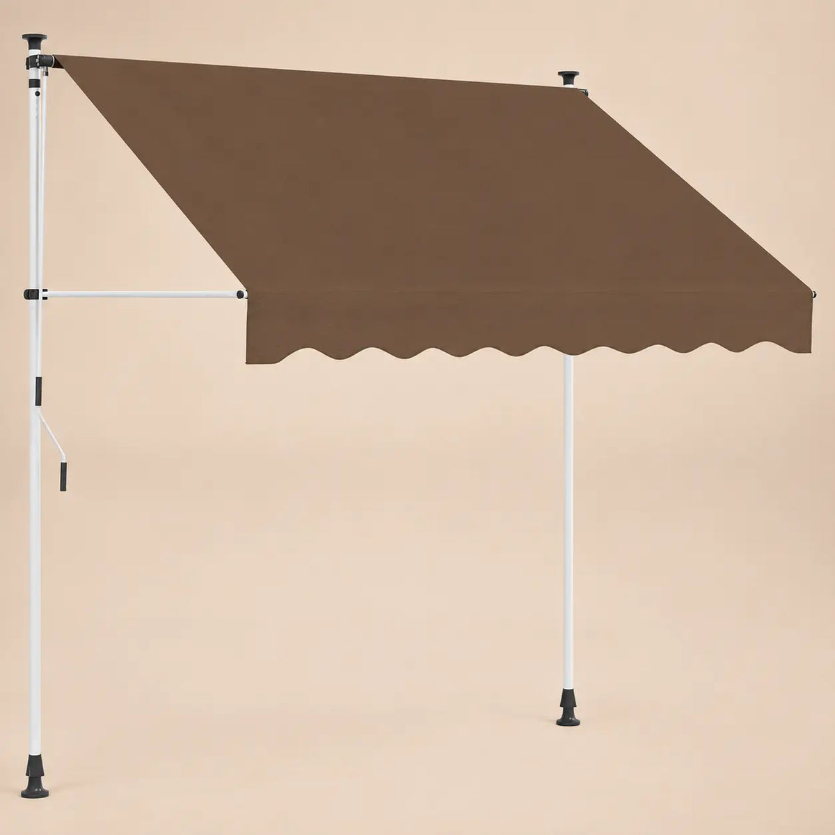 Manual Retractable Awning Taupe | Ocre