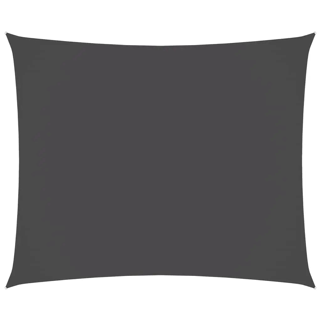 Rectangular Shade Sail Anthracite - UV-Protective, Mould-Resistant | Dacron