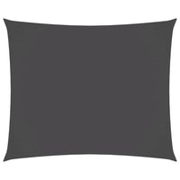 Rectangular Shade Sail Anthracite - UV-Protective, Mould-Resistant | Dacron