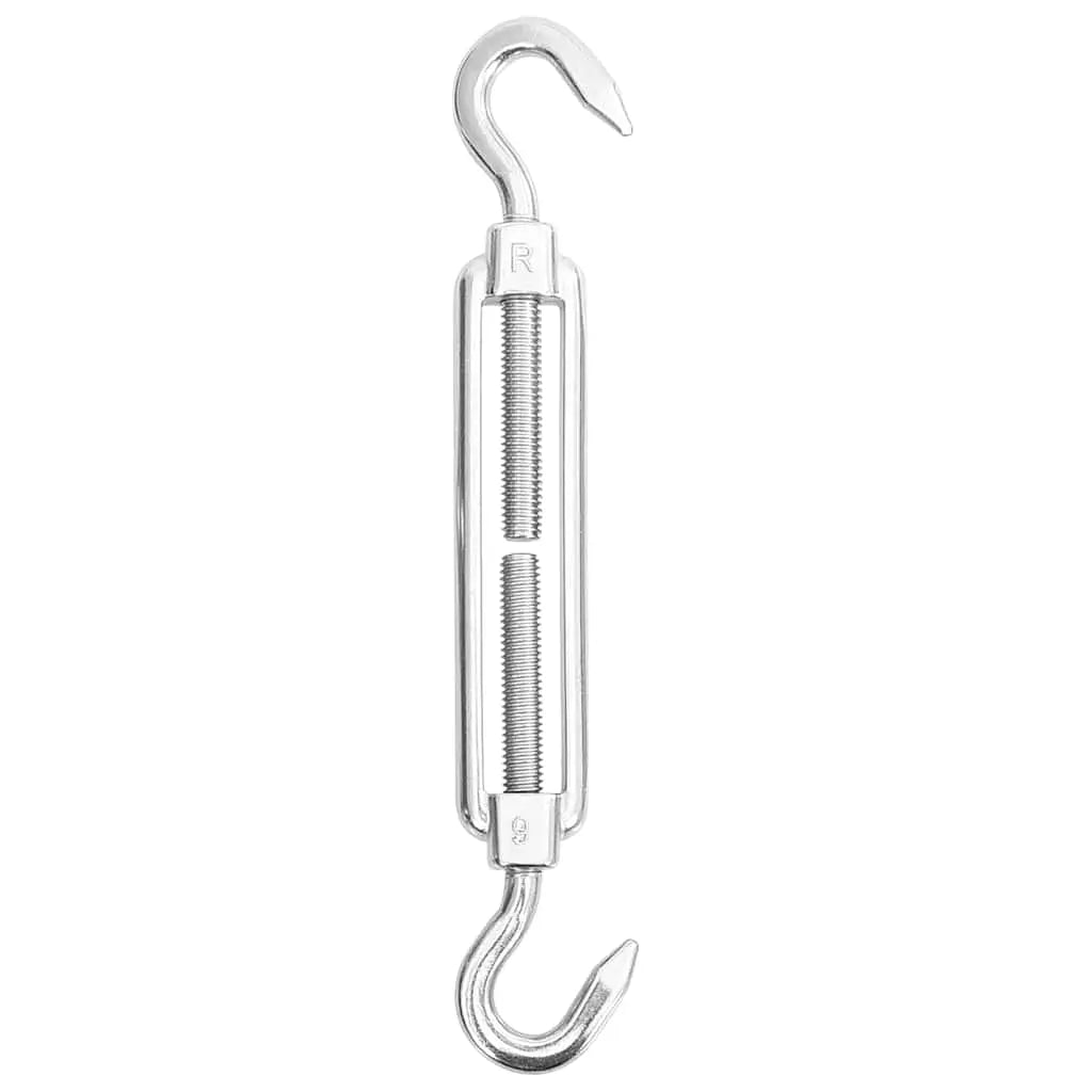 Shade Sail Fitting Kit – Stainless Steel | 4 Pad Eyes, 2 Carabiners, 2 Turnbuckles