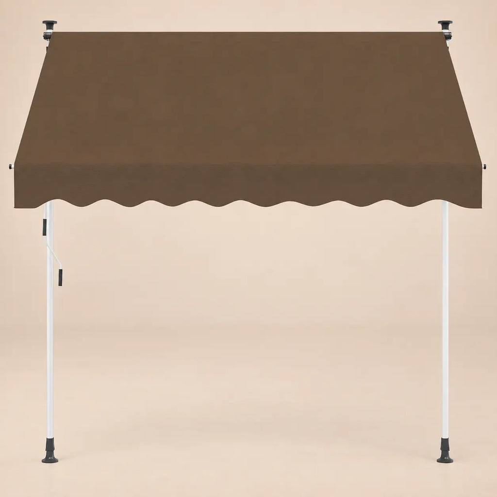 Manual Retractable Awning Taupe | Ocre