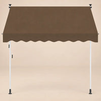 Manual Retractable Awning Taupe | Ocre