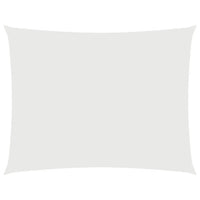 Rectangular Shade Sail White - UV-Protective, Mould-Resistant | Ripstop
