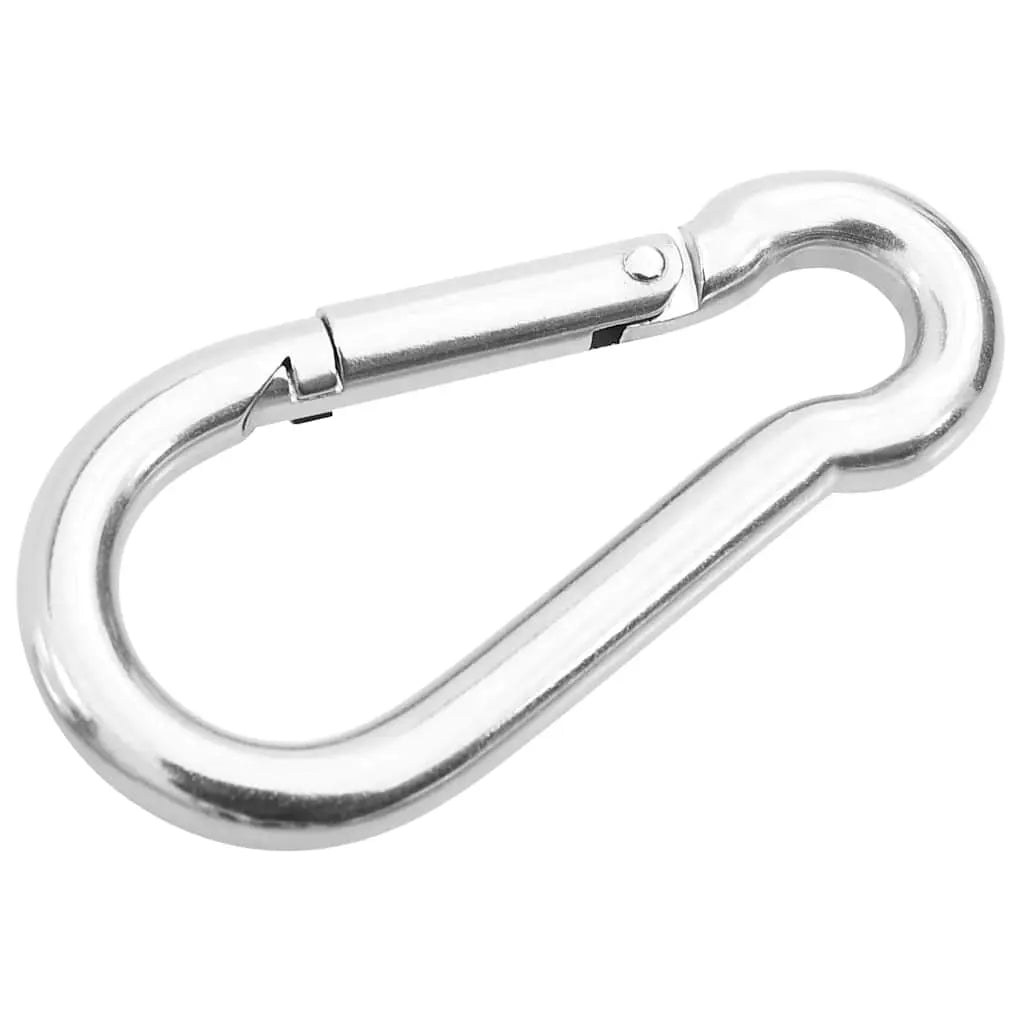 Shade Sail Fitting Kit Large – Stainless Steel | 3 Pad Eyes, 3 Carabiners, 3 Turnbuckles