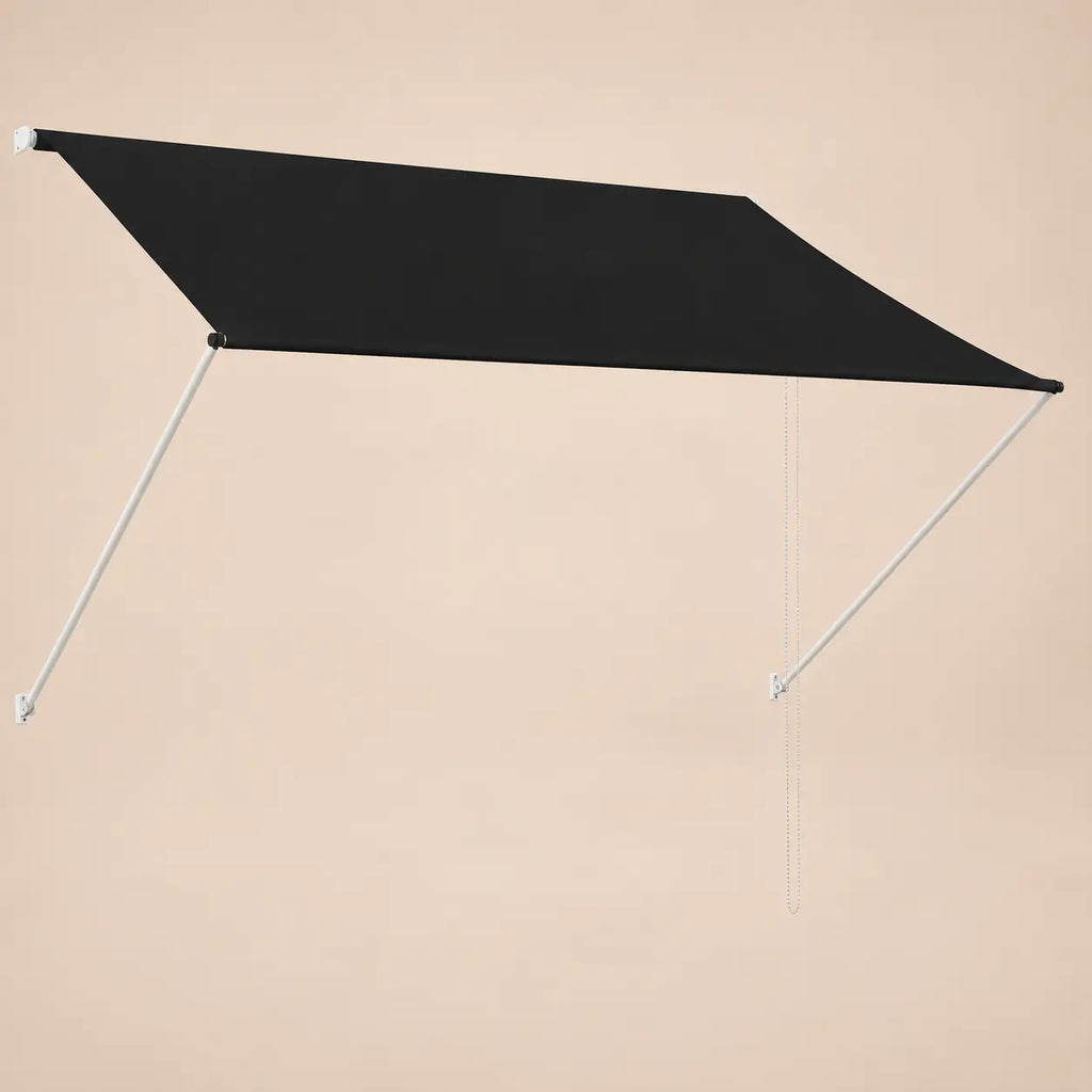 Manual Retractable Awning Anthracite - Chain Operated | Treille
