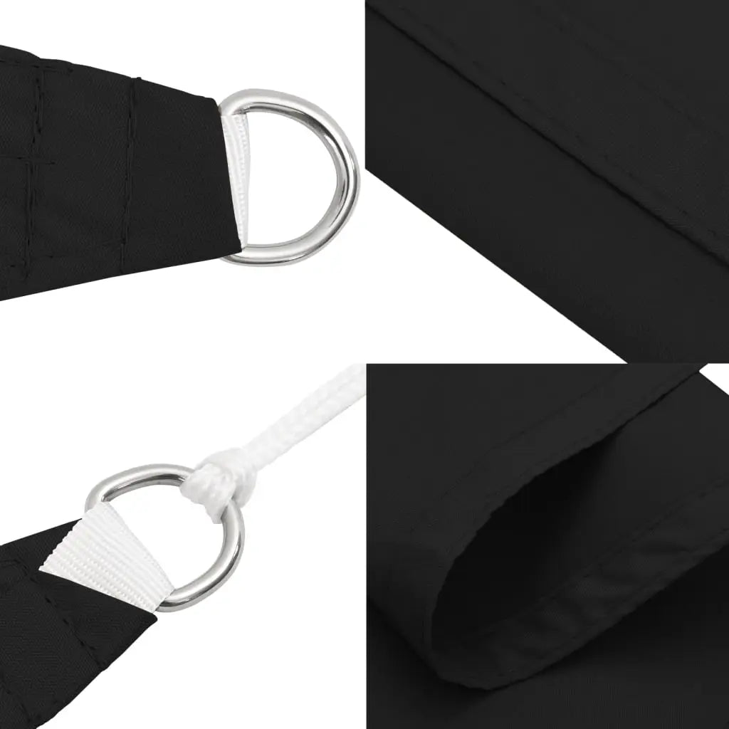 Rectangular Shade Sail Black - UV-Resistant, Mould-Proof PU Oxford | Kevlar