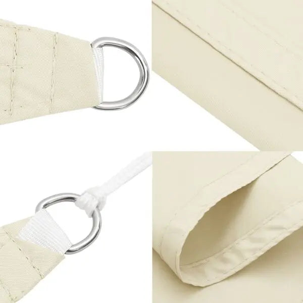 Rectangular Shade Sail Cream - UV-Protective, Mould-Resistant | Spinnaker