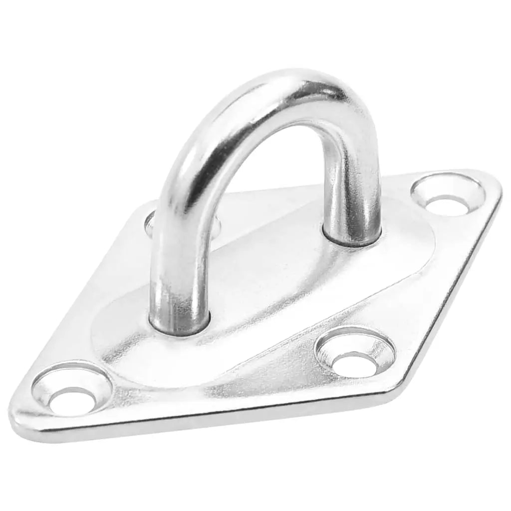 Shade Sail Fitting Kit – Stainless Steel | 4 Pad Eyes, 2 Carabiners, 2 Turnbuckles