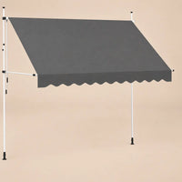Manual Retractable Awning Anthracite | Volet