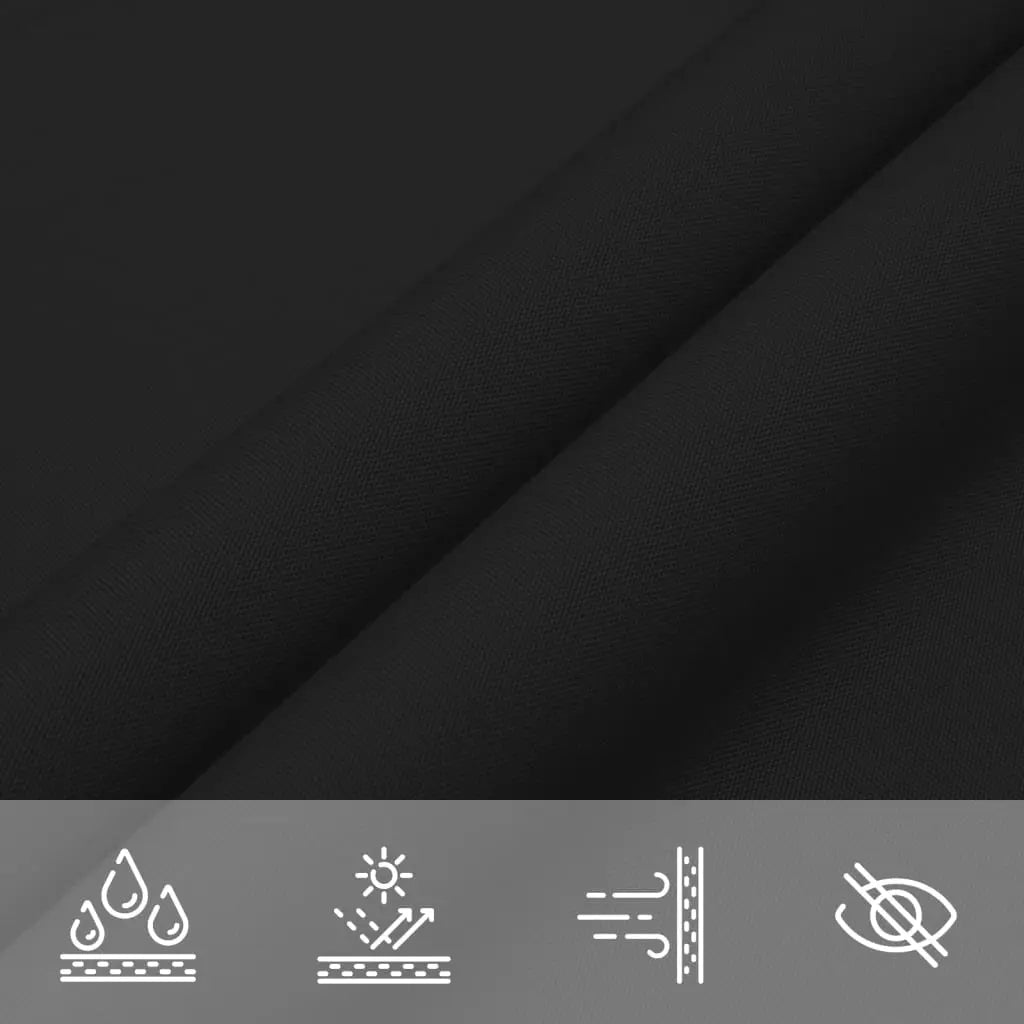 Rectangular Shade Sail Black - UV-Resistant, Mould-Proof PU Oxford | Kevlar