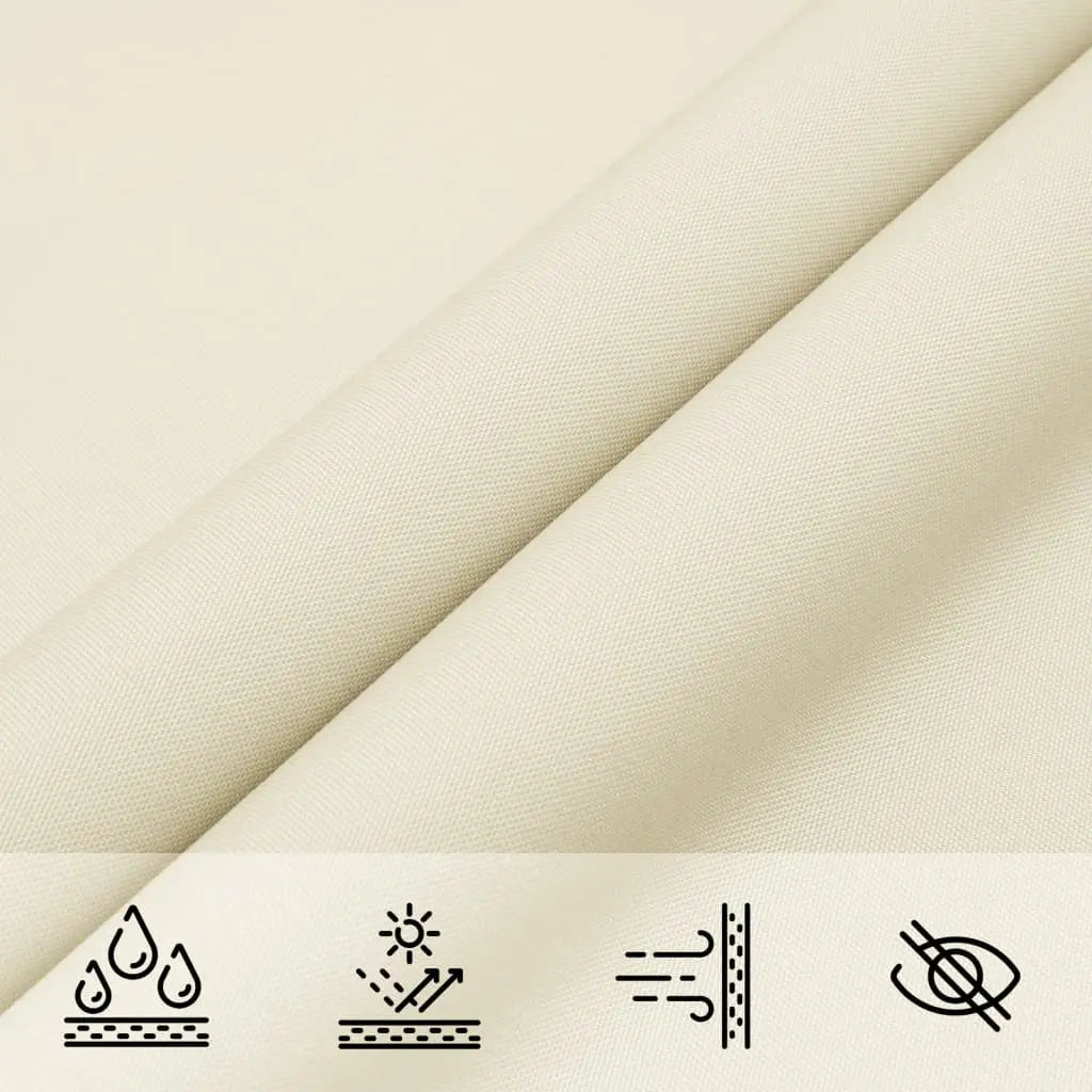 Rectangular Shade Sail Cream - UV-Protective, Mould-Resistant | Spinnaker