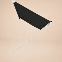 Manual Retractable Awning Anthracite - Chain Operated | Treille