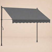 Manual Retractable Awning Anthracite | Volet