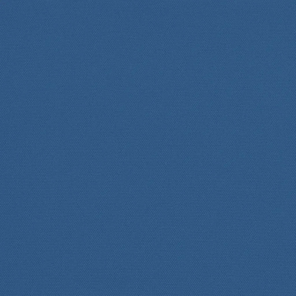 Azure blue outdoor canopy fabric close-up for a double canopy market umbrella