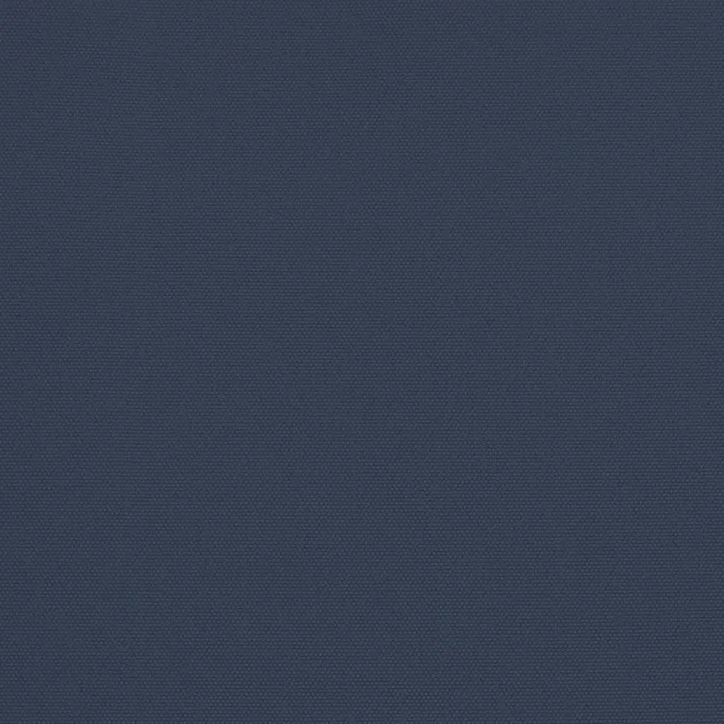 Round cantilever umbrella navy blue woven polyester canopy fabric close-up – Marin 3.5m
